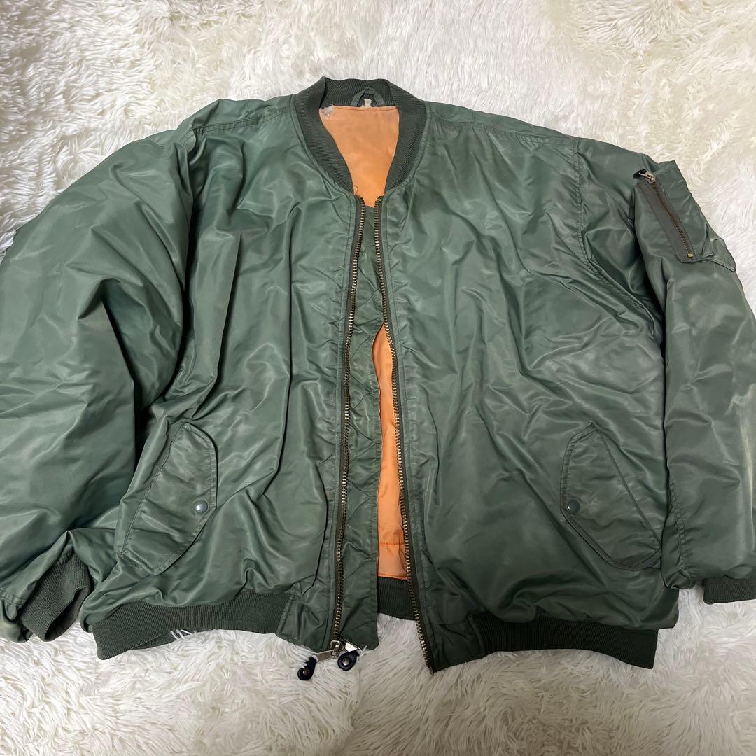 【超ビッグサイズ】極太アーム MA-1 フライトジャケット ゆるだぼ 太袖