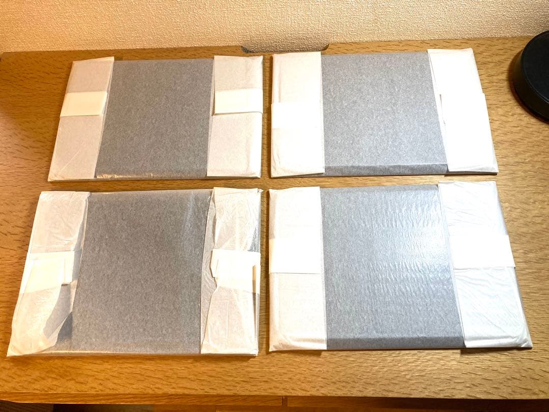 【美品】大館工芸社 大館曲げわっぱ 板膳 黒 5枚セット