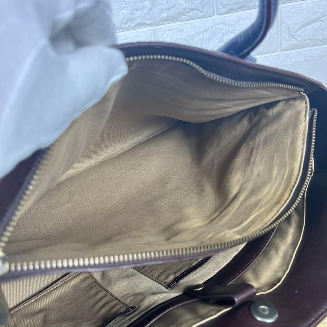 user_8f258690様　マザーハウス トートバッグ　レザー　本革　A4収納