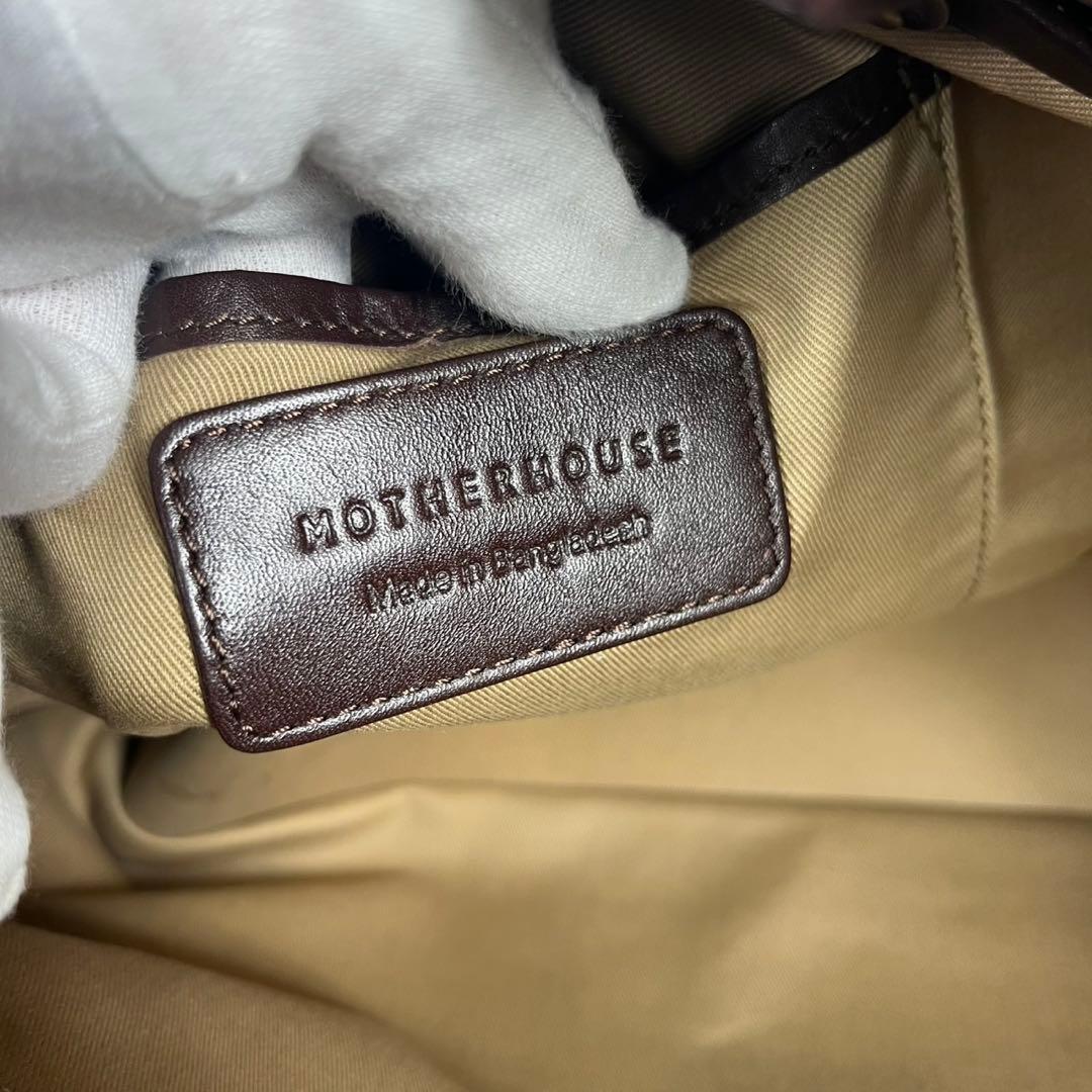 user_8f258690様　マザーハウス トートバッグ　レザー　本革　A4収納