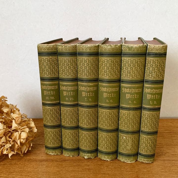 [アンティーク]ドイツのアンティーク洋書6冊セット/インテリア洋書 古書 /