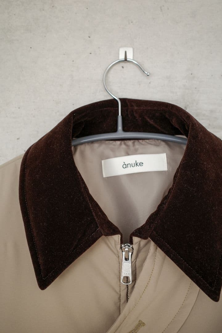 ジャケット・アウター anuke Velour Collar Blouzon