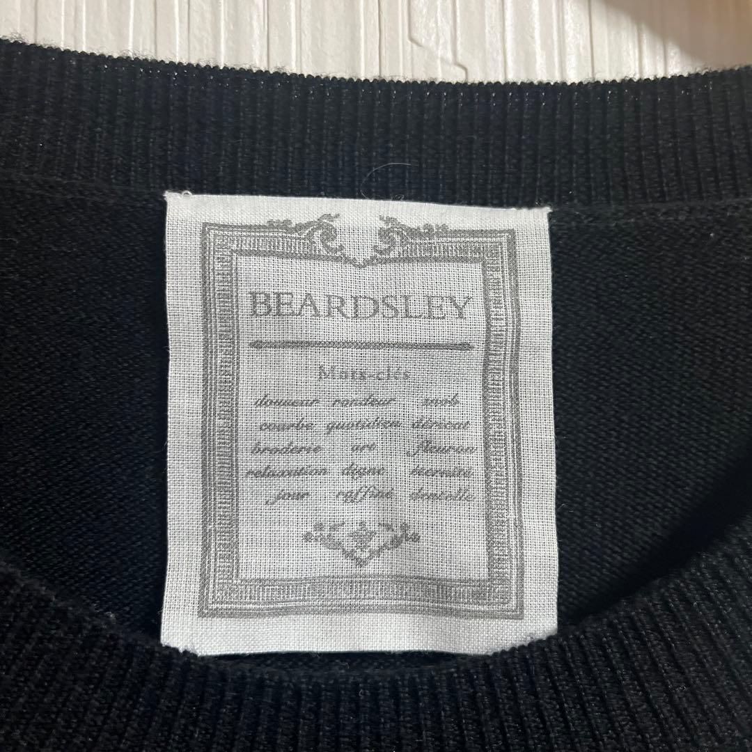 ＊BEARDSLEYタグ付き未使用　ドットマルワンピ F ブラック