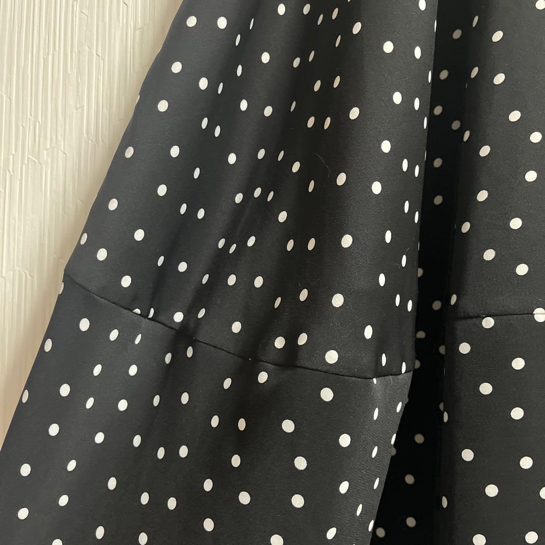 ＊BEARDSLEYタグ付き未使用　ドットマルワンピ F ブラック