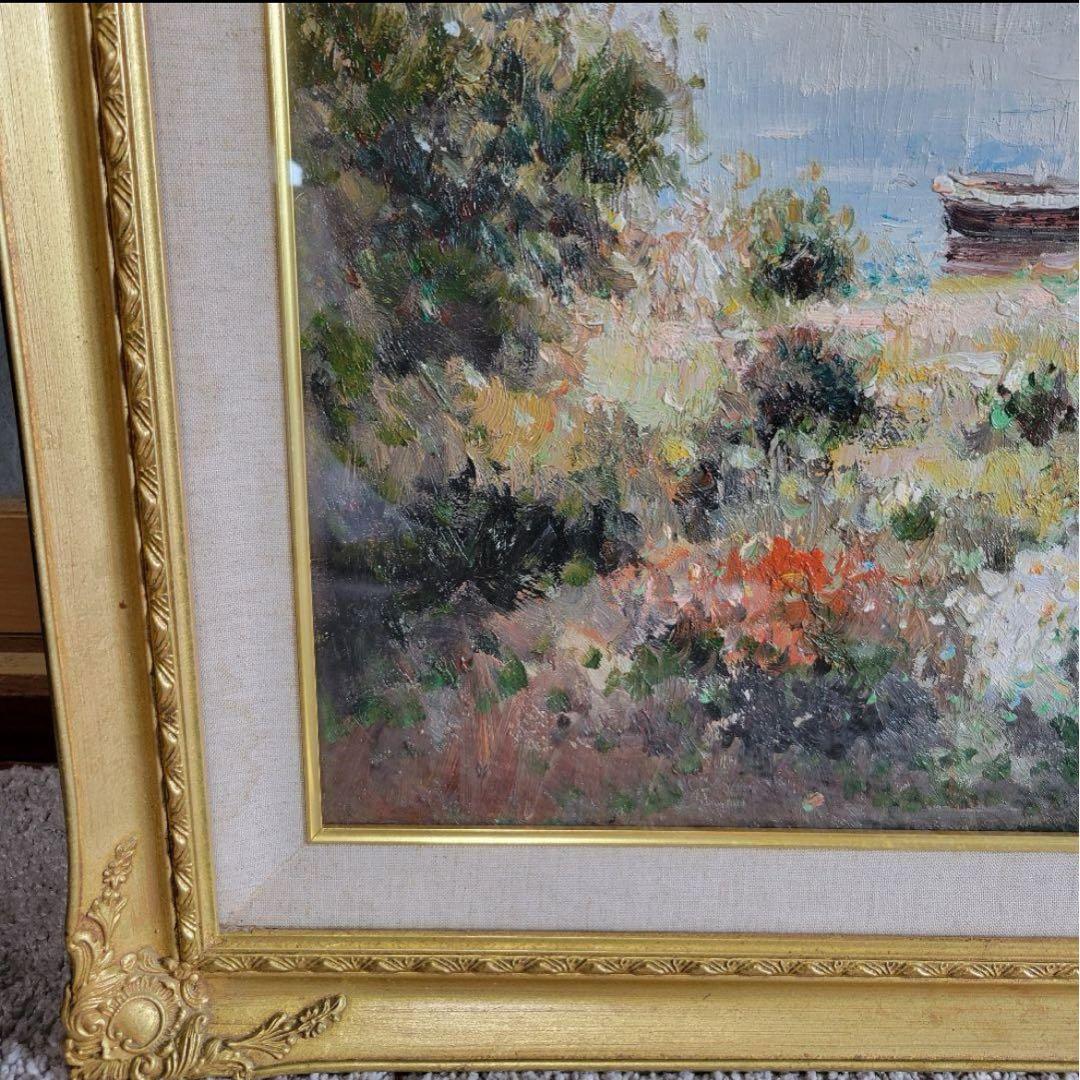 風景画　M.Ryuji　F30号　絵のみ