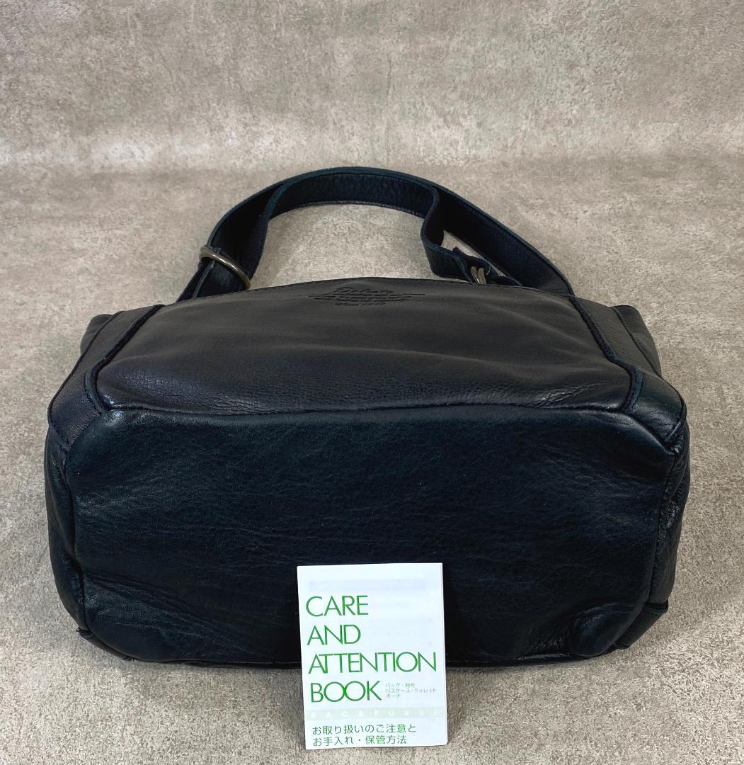 【未使用】 Dakota ダコタ ラポール 牛革 日本製 トートバッグ ブラック