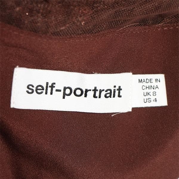 ＼*／様 セルフポートレイト ワンピース スパンコール UK8 未使用 Sequ