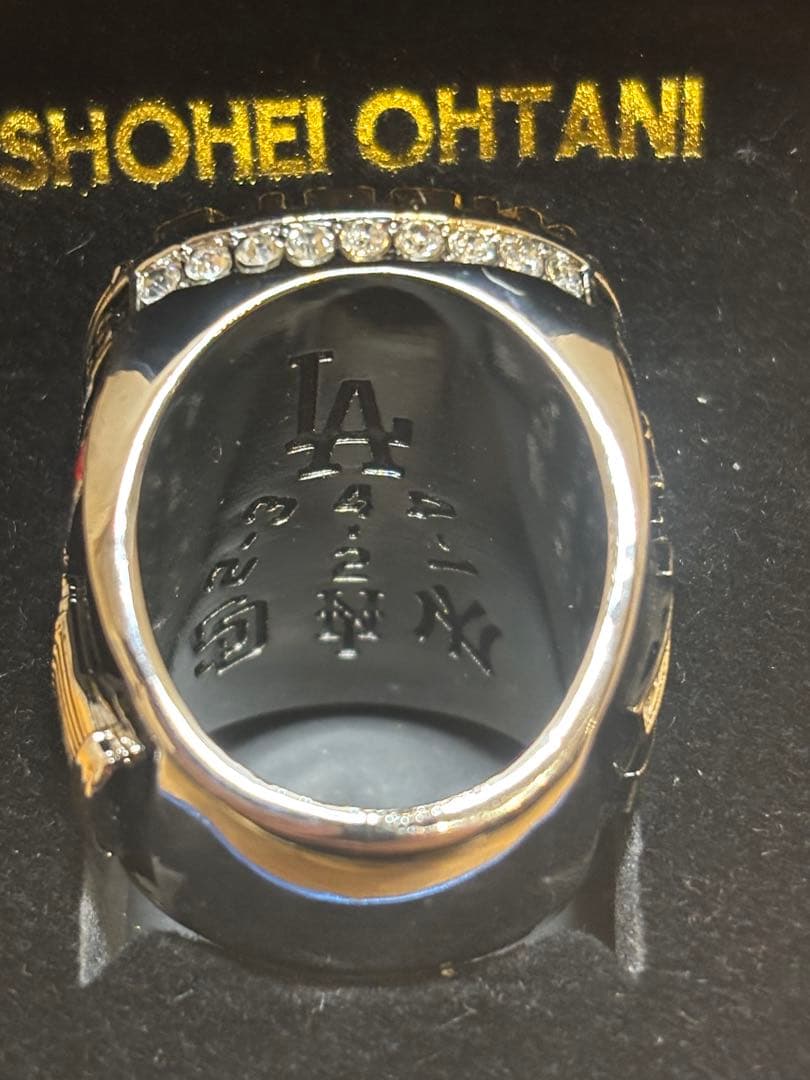 ⭐️非売品リング 特別構成セット⭐️ 大谷翔平 2024WS制覇 記念リング3種類