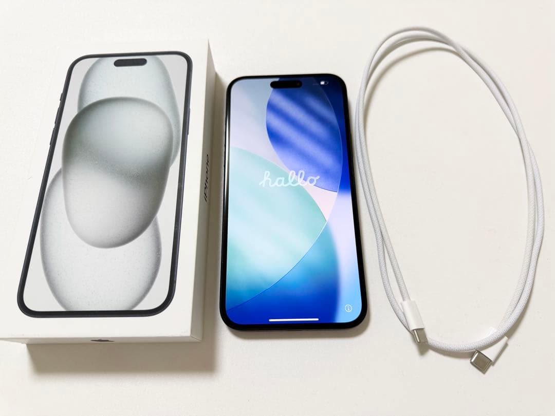 iPhone 15 plus 128GBブラック