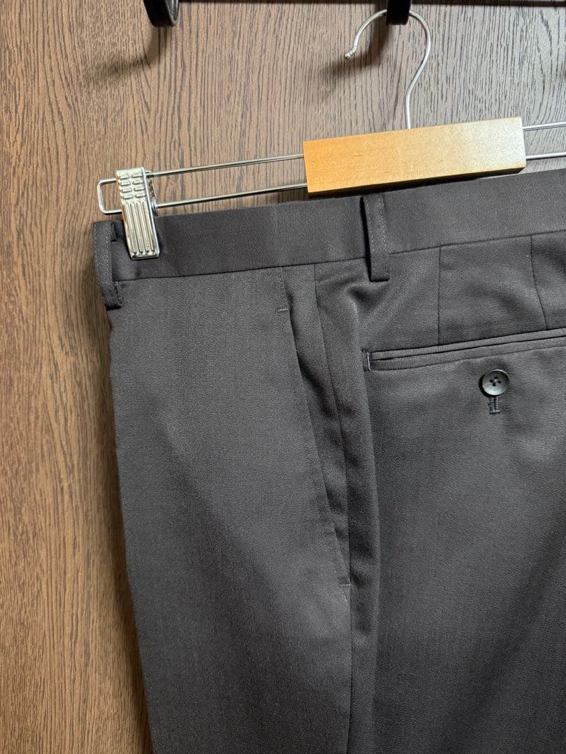 A6新品未使用！秋冬に最高！素敵なブラウン無地3ピーススーツ！希少サンプル品！