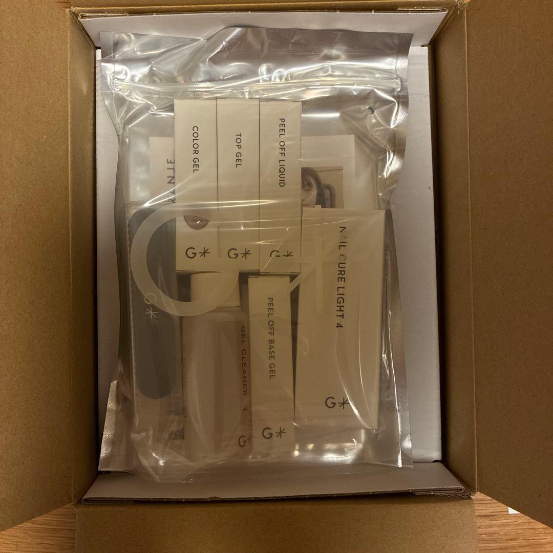 【新品】グランジェ ネイル ピールオフジェルセット 　カラー065 Cocoa