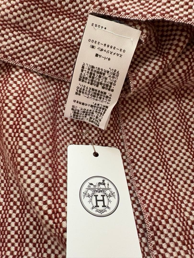 c*y様 新品未使用　HERMES エルメス　薄手カシミヤマフラー　(メンズ/レ