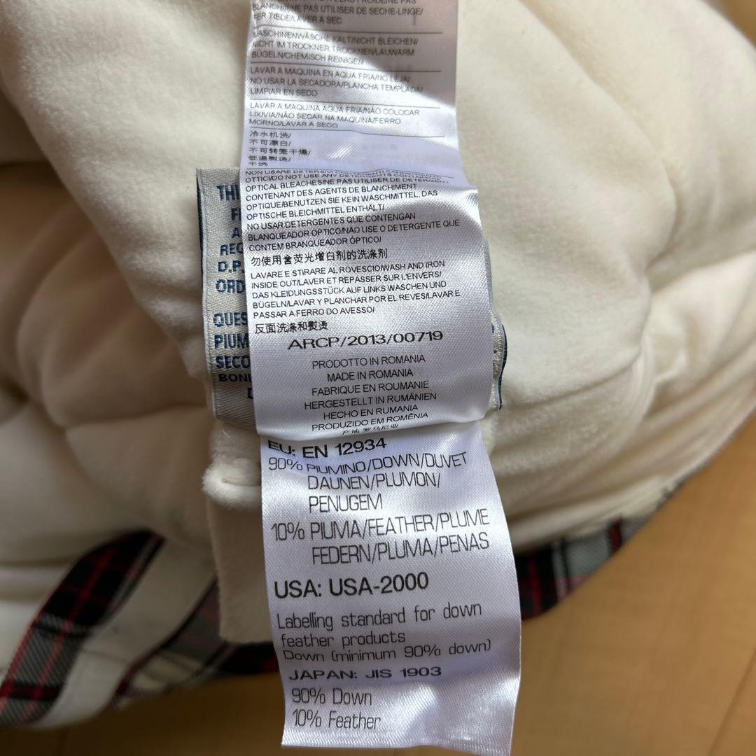 MONCLER チェック　ダウン　コート本物　おくるみ　モンクレール　ジャンパー