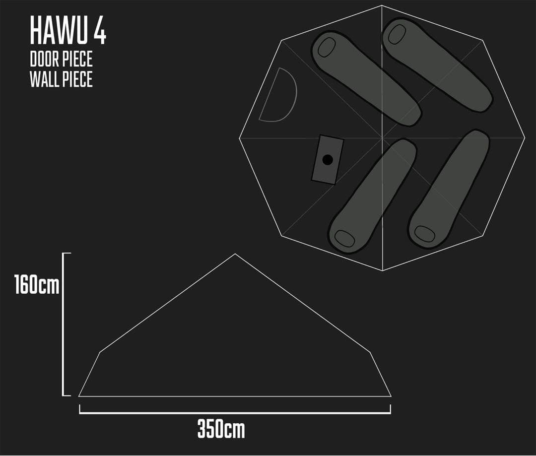 SAVOTTA HAWU4 ミリタリーテント/軍幕+おまけ