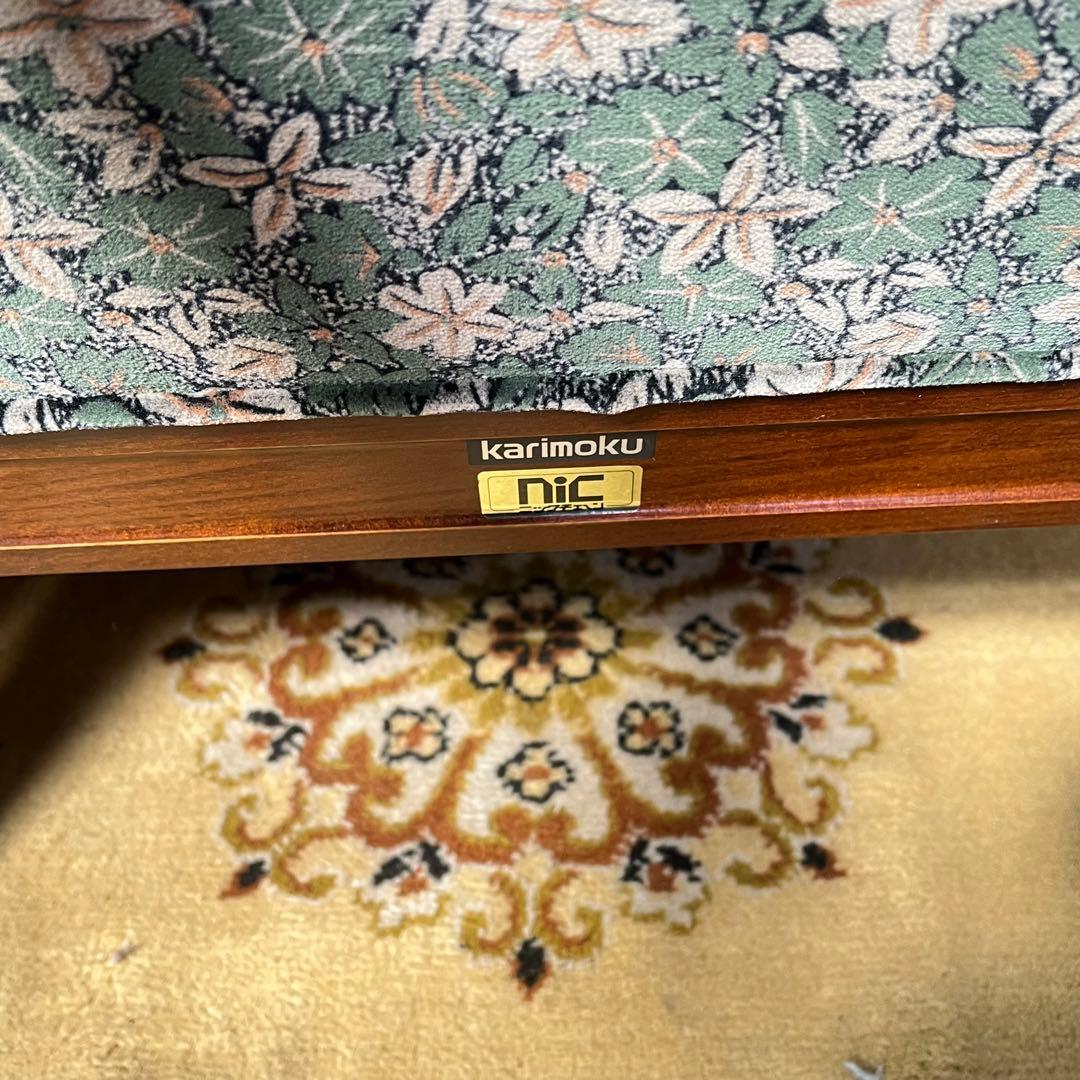 ばあちゃん꧁カリモク家具 karimoku꧂コロニアル1人掛けソファ2脚