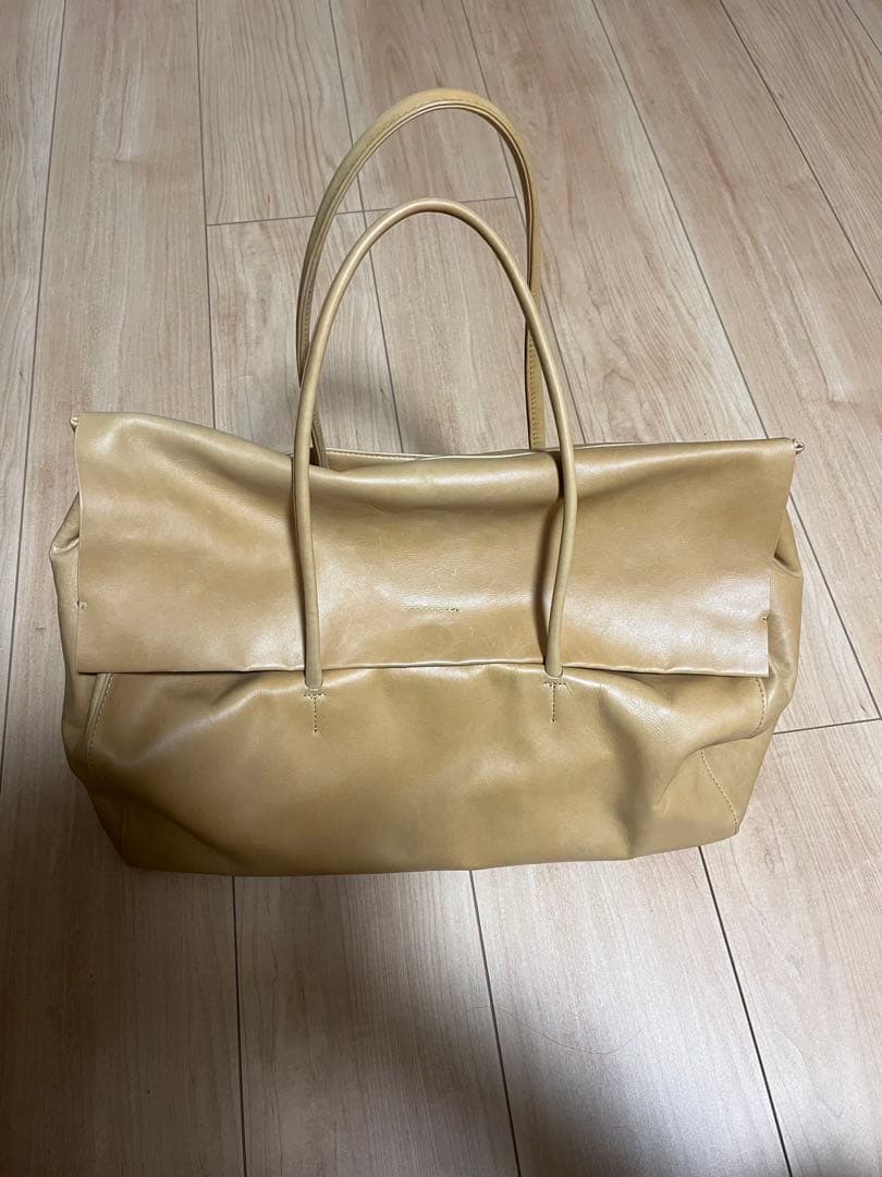 【Hoaw.】ヴィンテージ加工フラップボストン