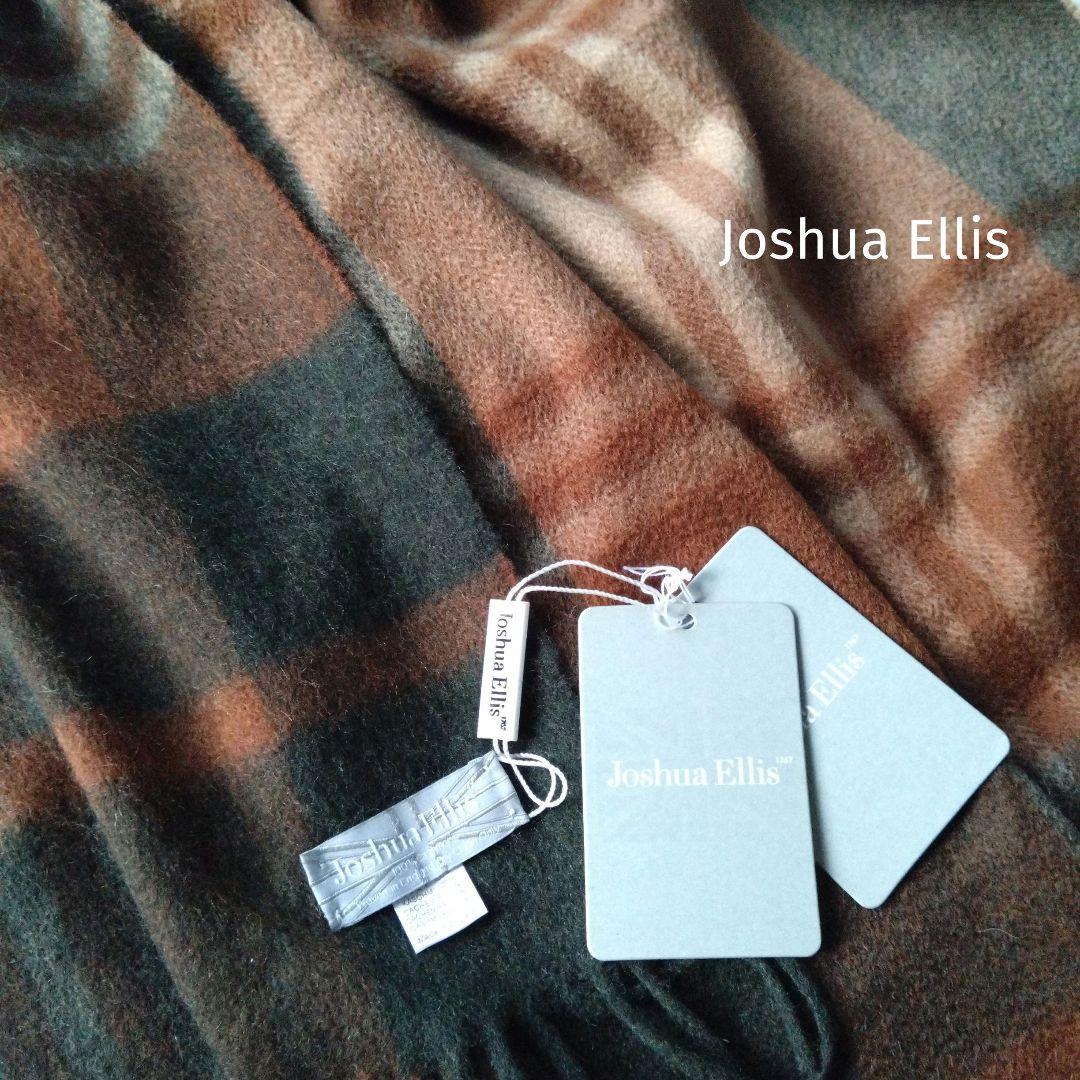 未使用タグ付✨ジョシュアエリス　　カシミヤ100% 大判ストール