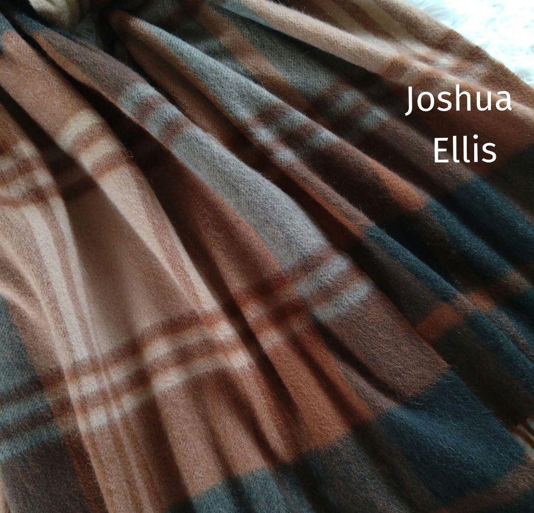 未使用タグ付✨ジョシュアエリス　　カシミヤ100% 大判ストール