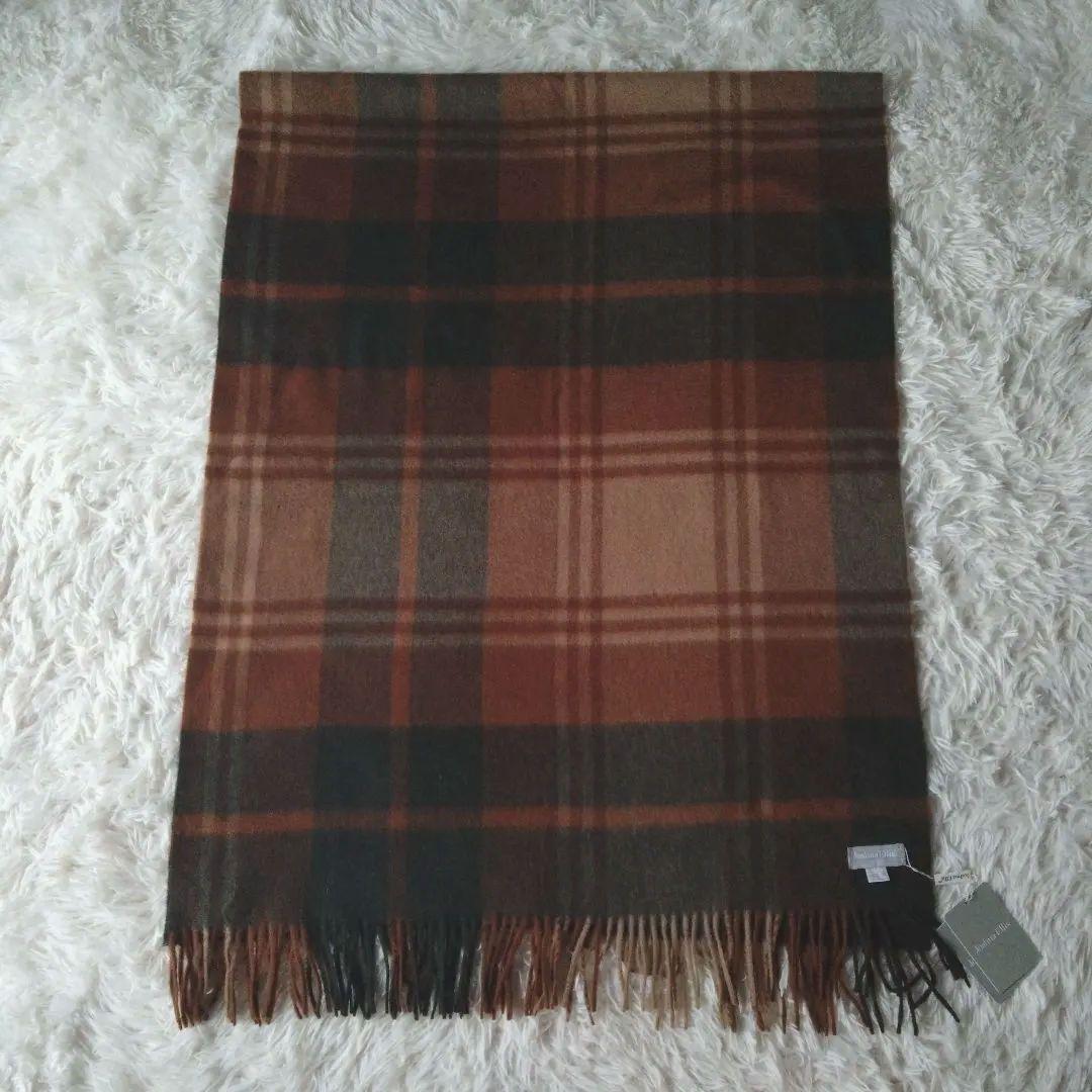 未使用タグ付✨ジョシュアエリス　　カシミヤ100% 大判ストール