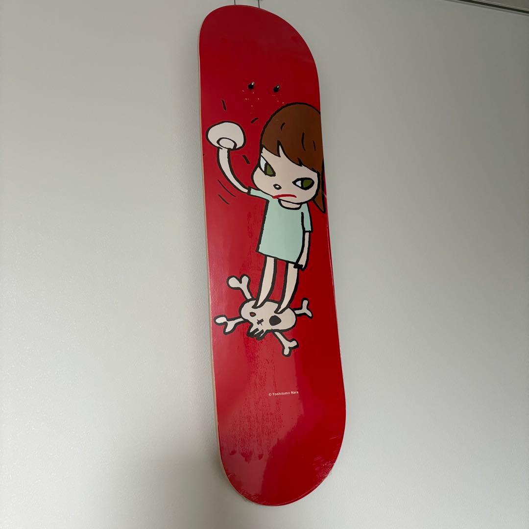 奈良美智　MoMA スケートボード　赤白2枚セット　付属カード・金具・元箱あり