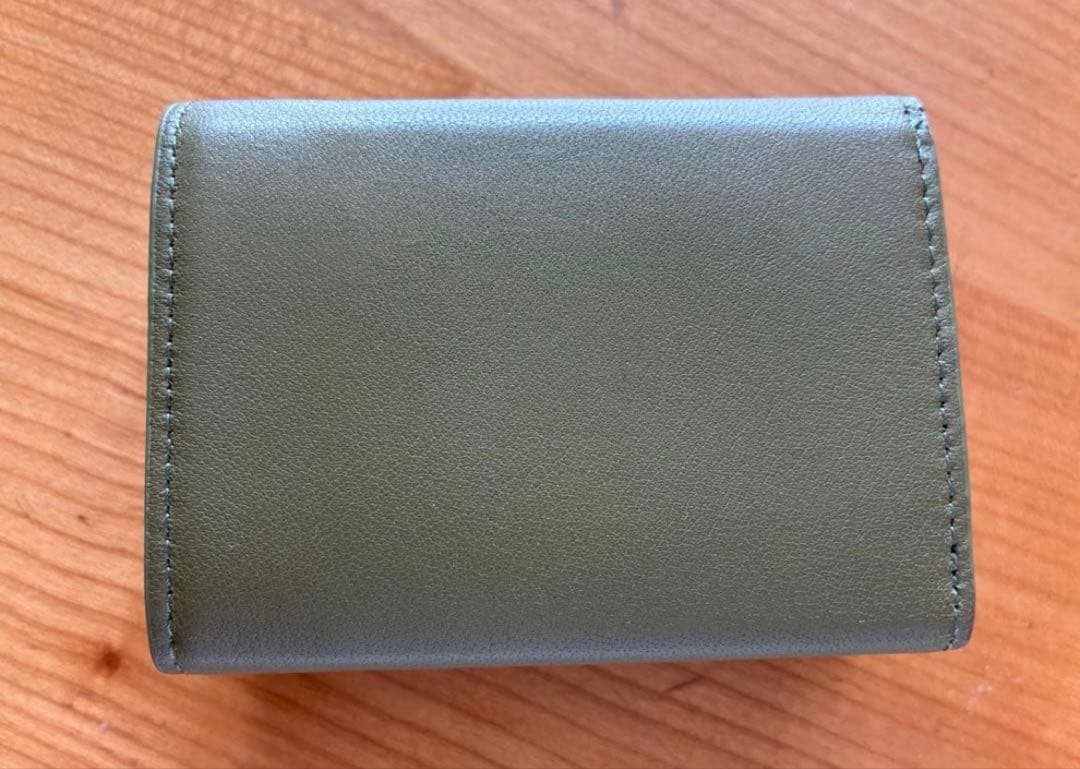 新品　ポールスミス　折財布　カーキ