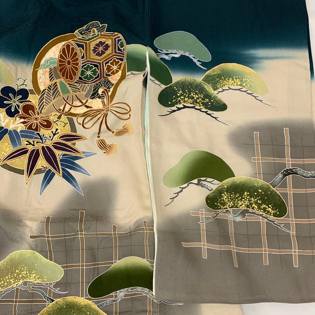 CHIKO 最高級品絹（表地裏地下着共）　産着祝着京友禅、本金、豪華手描き