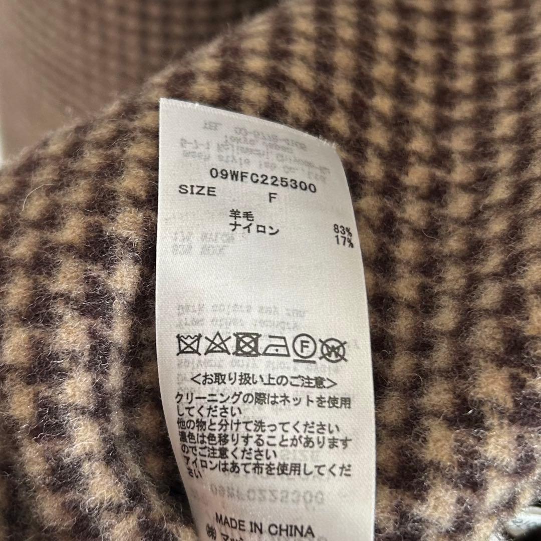 美品✨ミラオーウェン　接結ハーフ丈Aラインコート