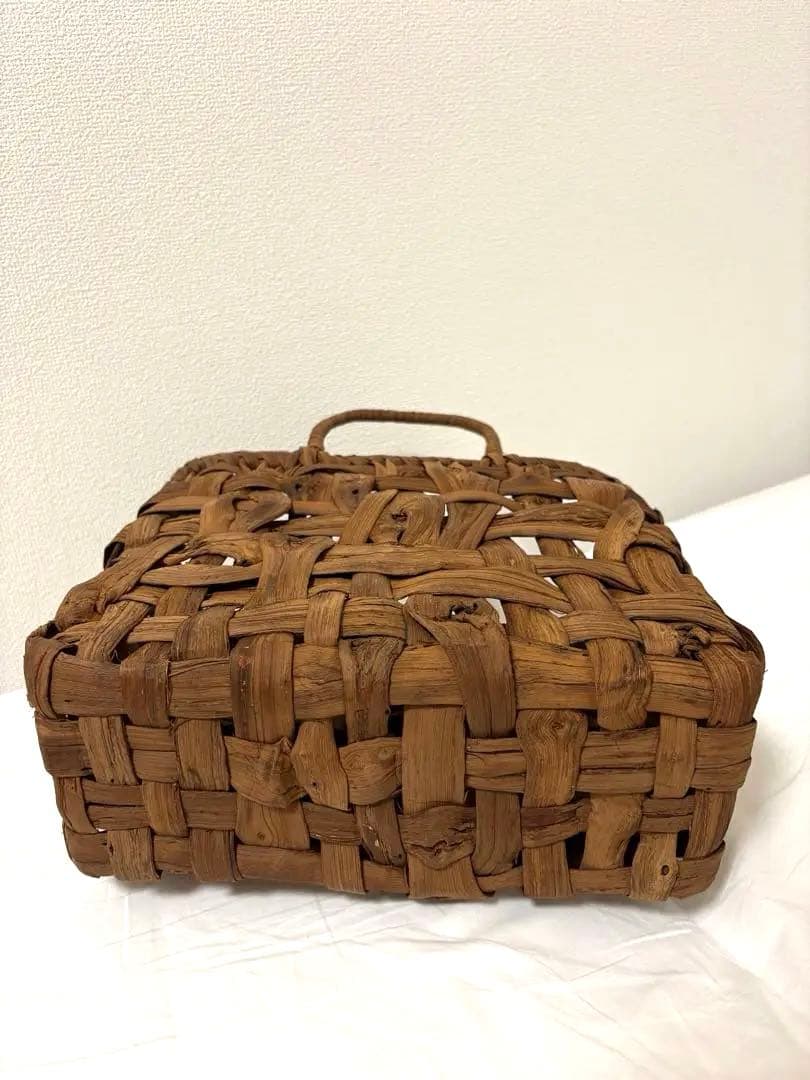 ミ*ー様 格安スタート❗️ 純国産 山葡萄 かごバッグ 新品未使用 かご 籠 山