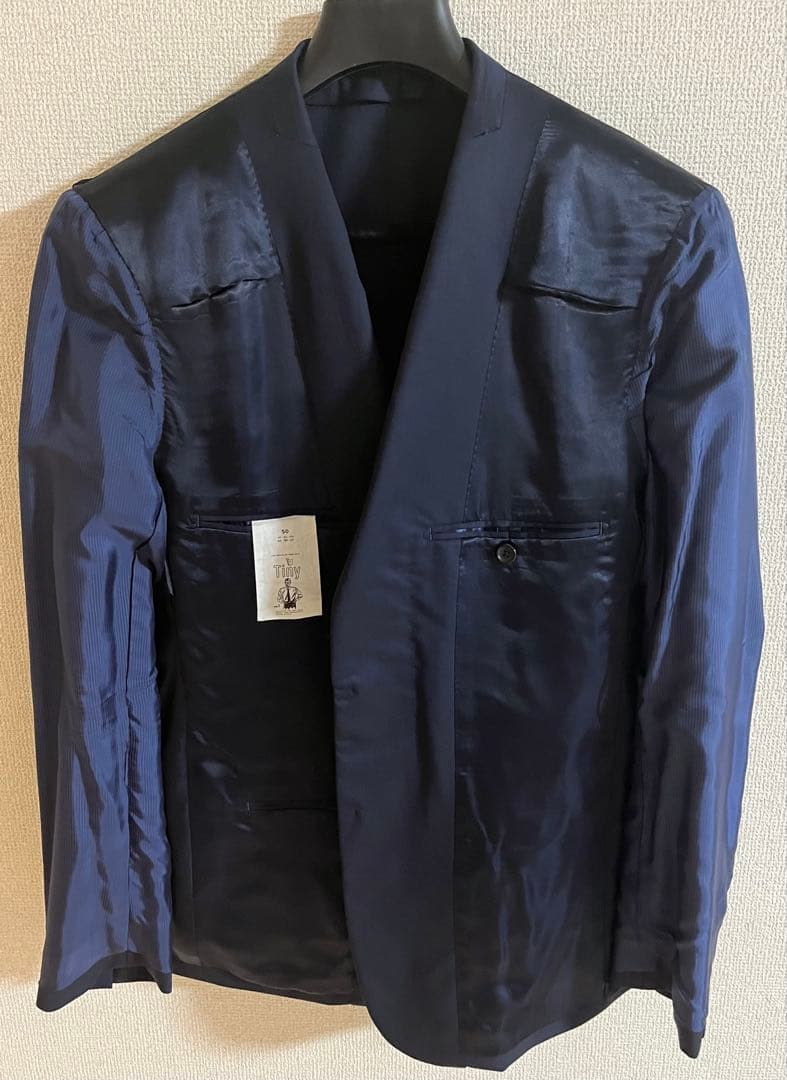 【定価44000円/サイズ50】UNITED ARROWS ネイビーセットアップ