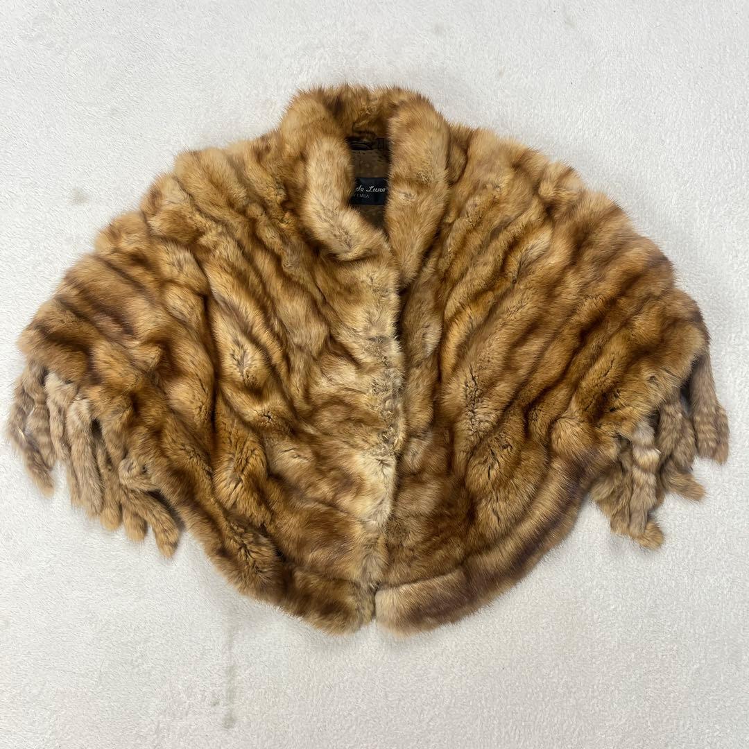 EMBA エンバ SABLE セーブル パステルカラー ケープ ポンチョ