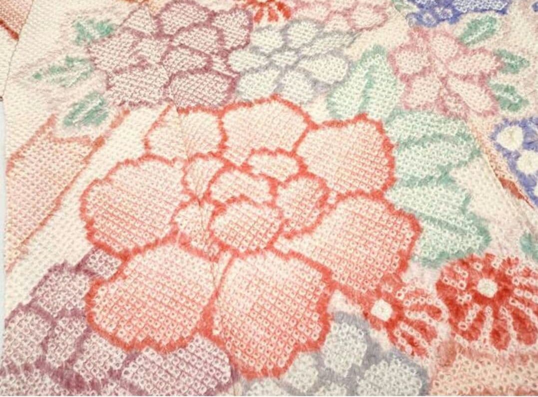 七五三 7歳 十三参り 総絞り 本絹