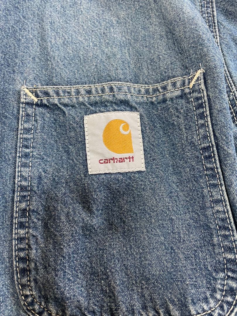 80s 90s USA製 Carhartt デニム カバーオール