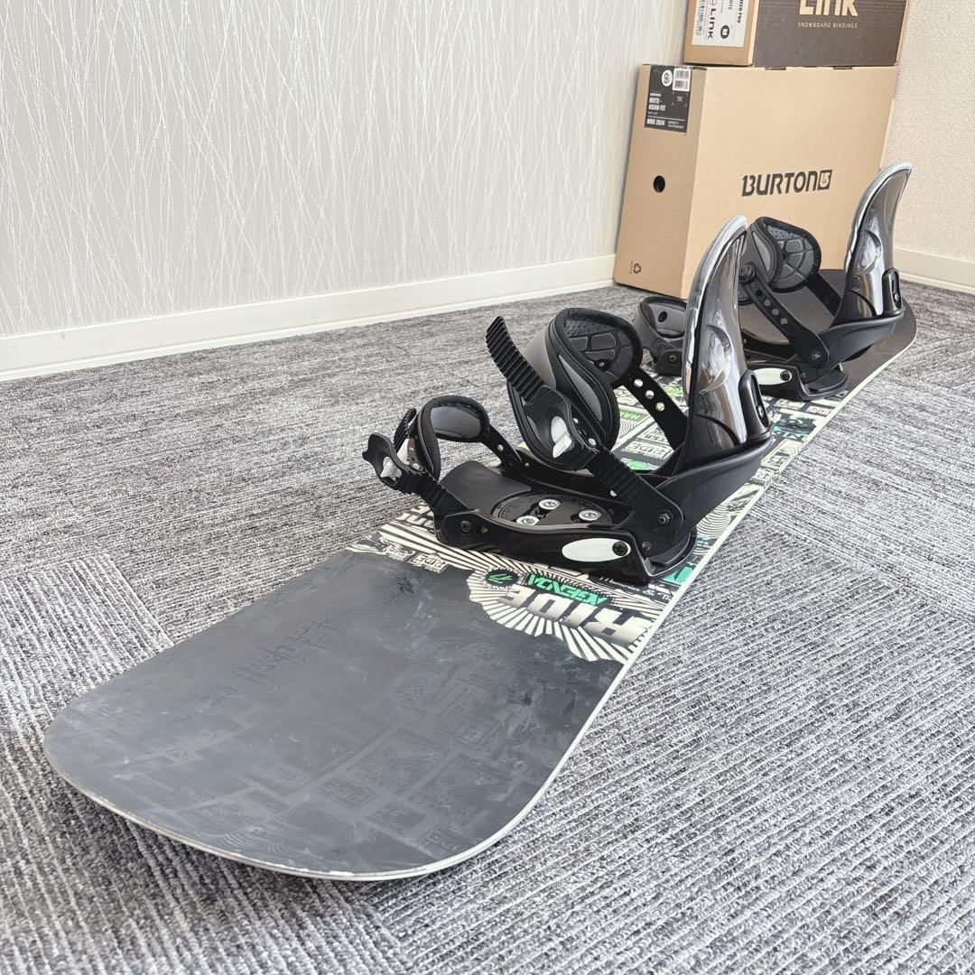 74超豪華❗️RIDE/ライド メンズスノーボードセット★スノボ147cm+ビン付