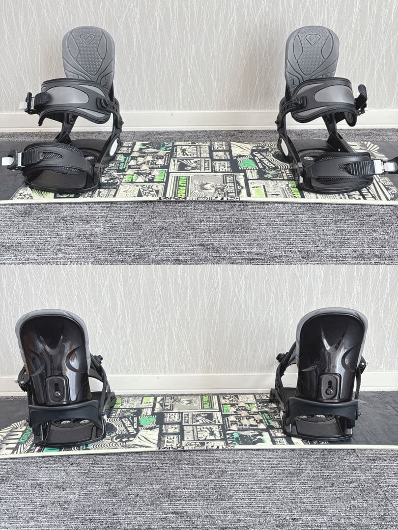74超豪華❗️RIDE/ライド メンズスノーボードセット★スノボ147cm+ビン付