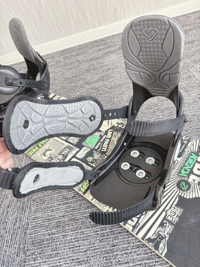 74超豪華❗️RIDE/ライド メンズスノーボードセット★スノボ147cm+ビン付