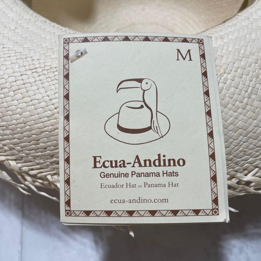 新品 エクアアンディーノハット 麦わら帽子 パナマハット ボーラーハット
