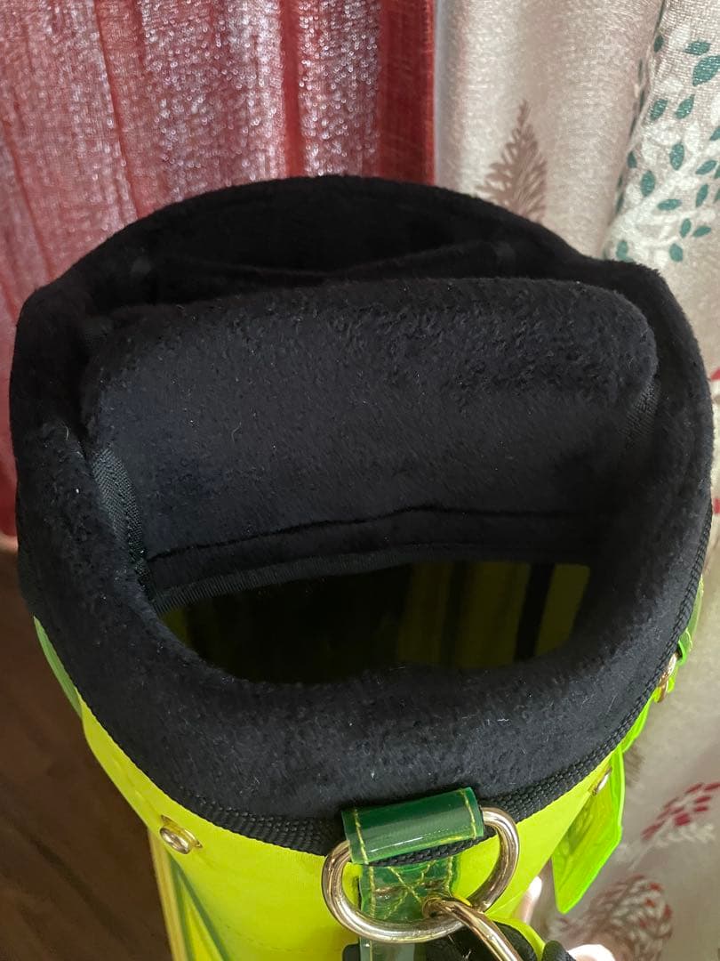 ムータマリン　キャディバッグ ネオンイエロー