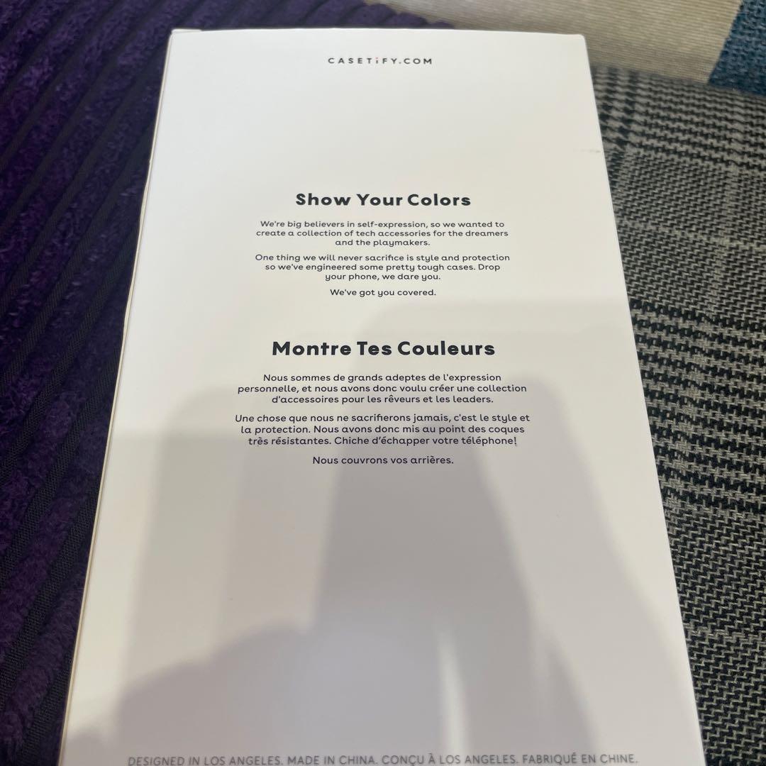 た*ん様 casetify コラボ　携帯ケース　新品　正規品　wind neig