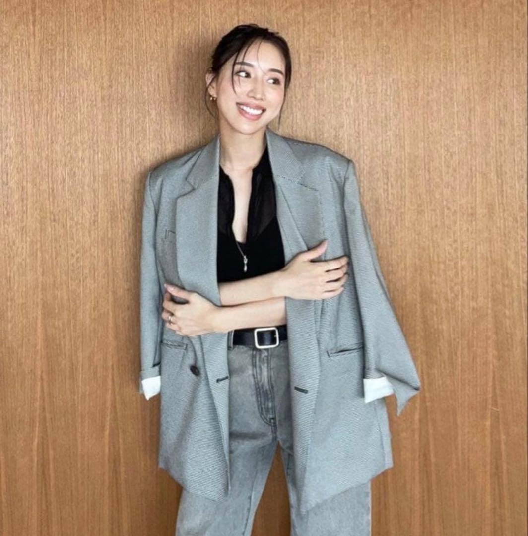 シールームリン　BOYFRIENDテーラードジャケット　ハウンドトゥースチェック