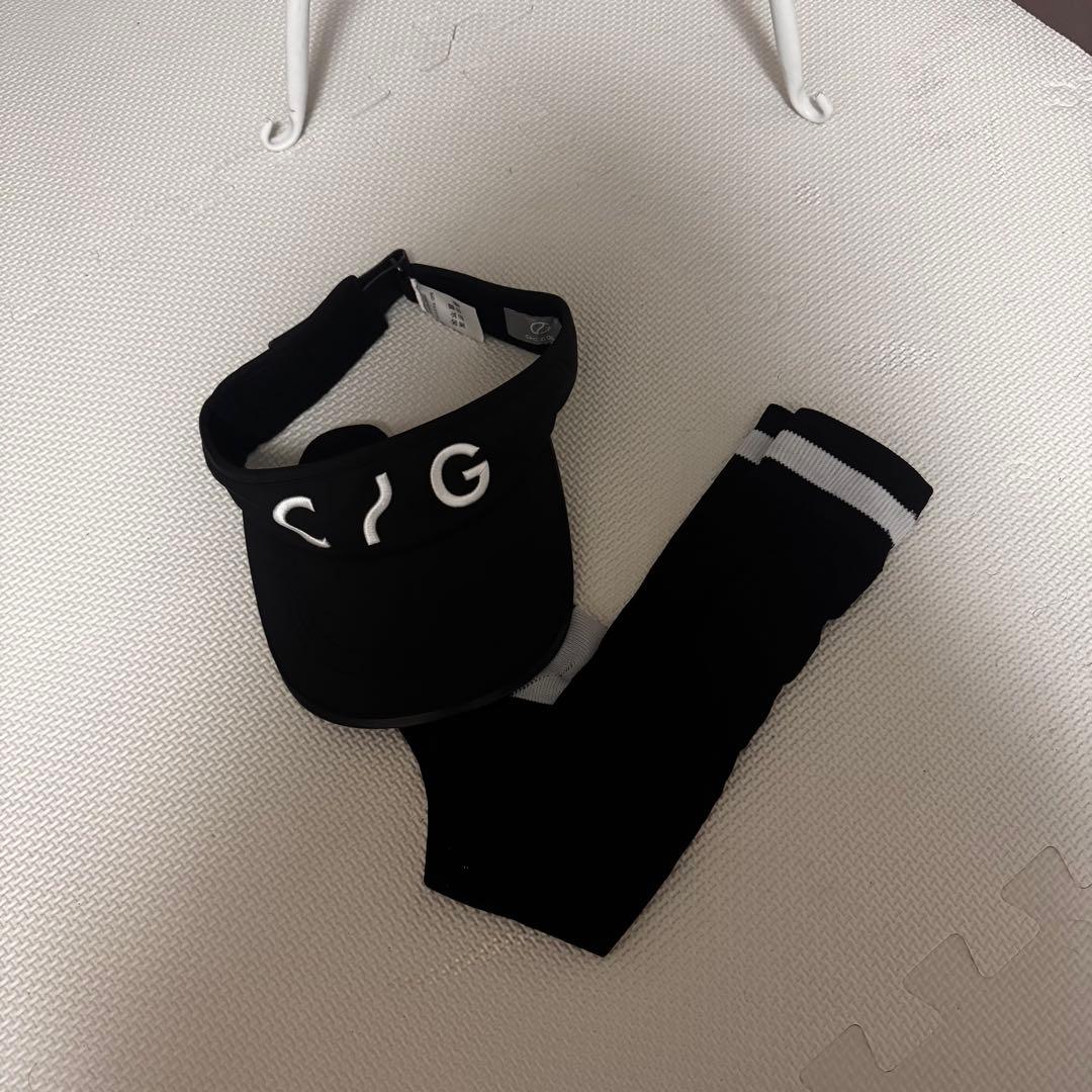 【最終値下げ】CPG GOLF ゴルフウェア サンバイザーソックス　4点セット