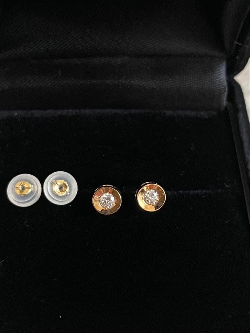 k18 ピアスとリングセット