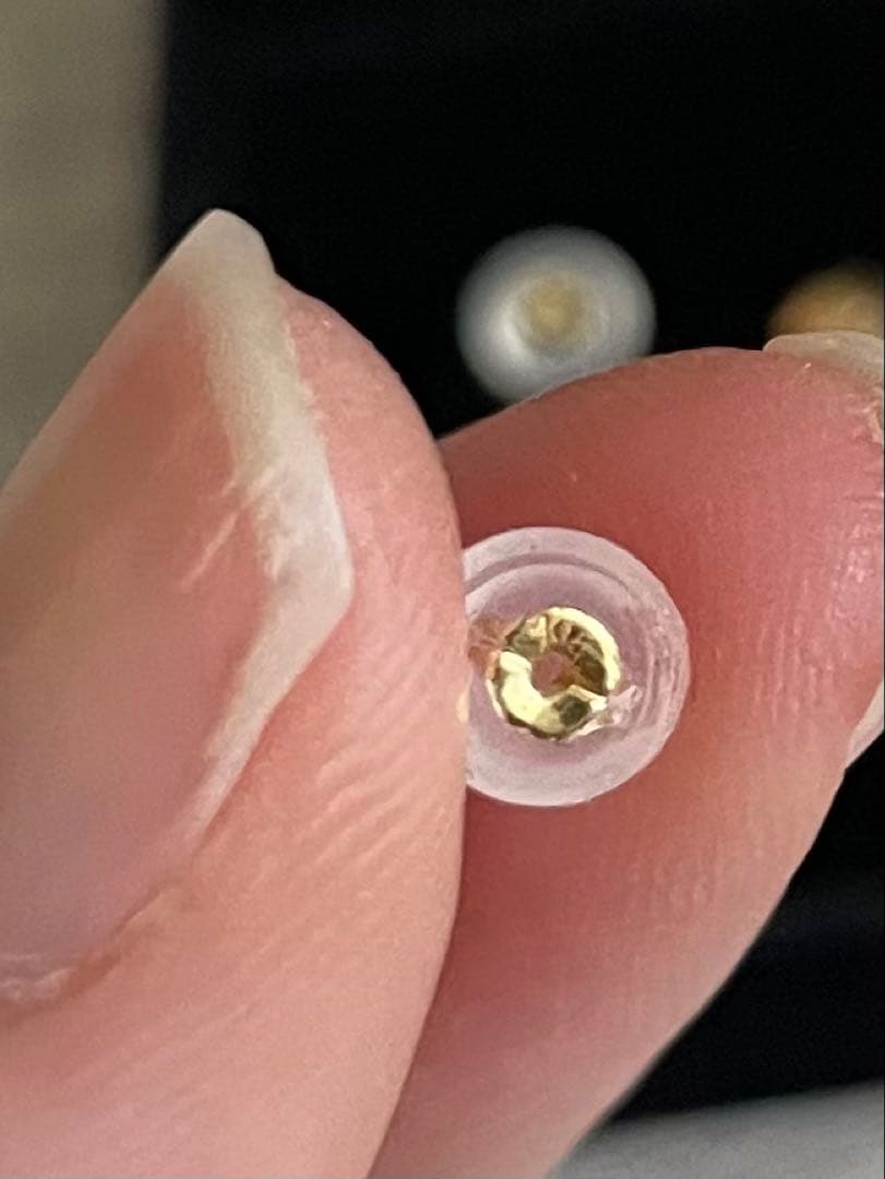 k18 ピアスとリングセット