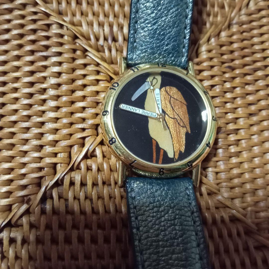 ピエールラニエ 腕時計 コウノトリ 稼動品