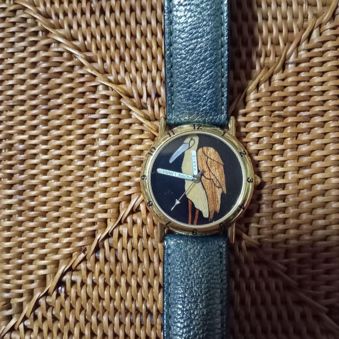 ピエールラニエ 腕時計 コウノトリ 稼動品