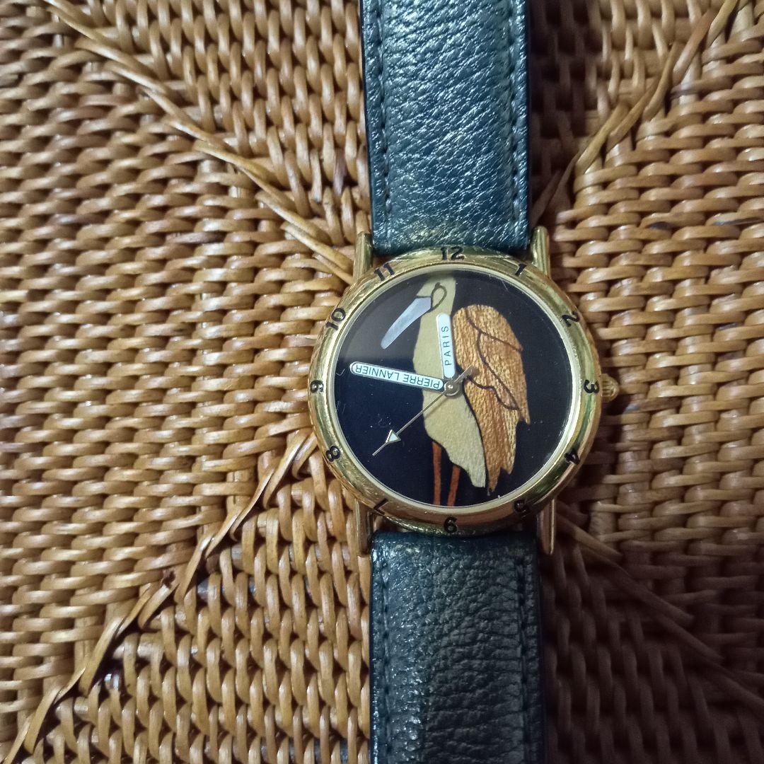 ピエールラニエ 腕時計 コウノトリ 稼動品