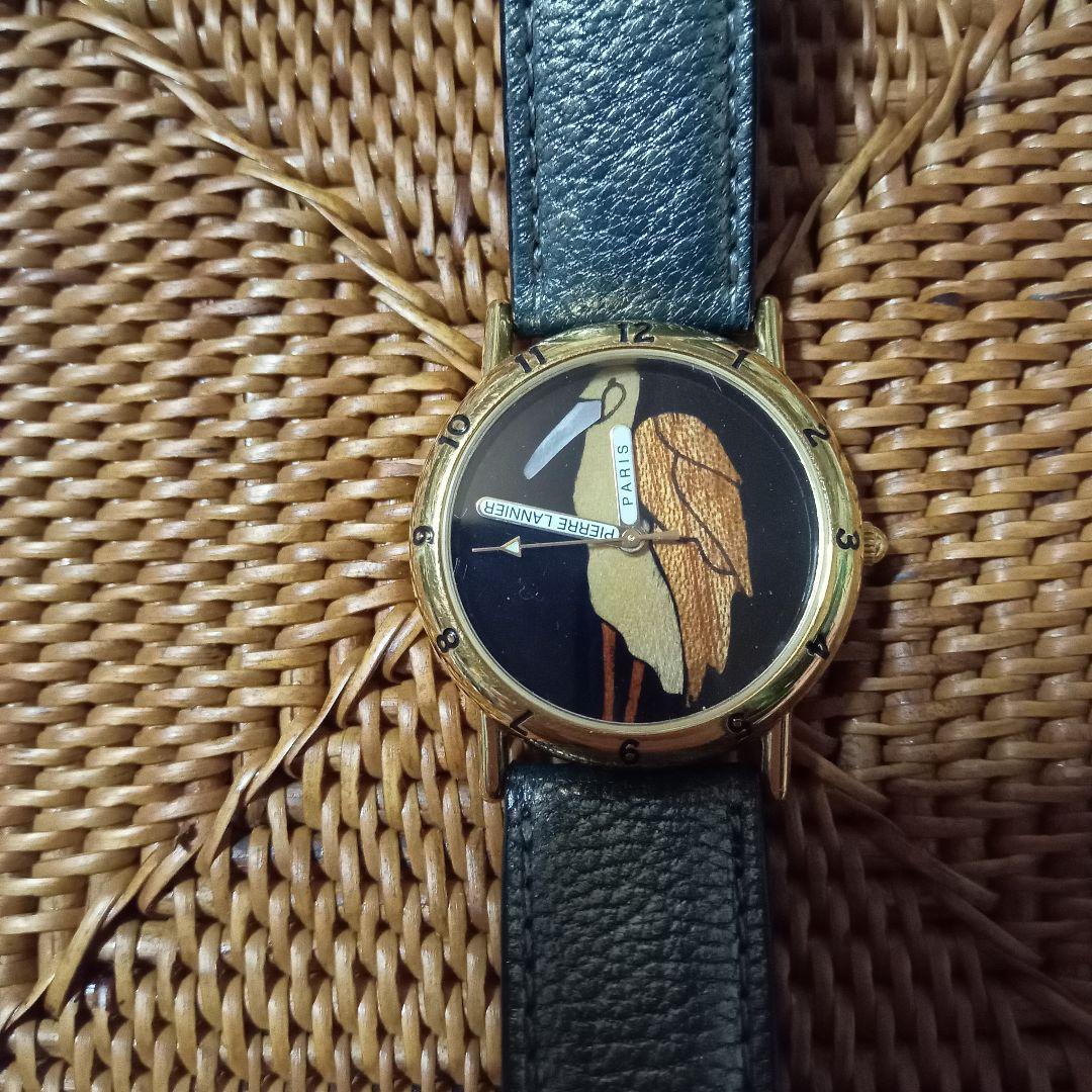 ピエールラニエ 腕時計 コウノトリ 稼動品