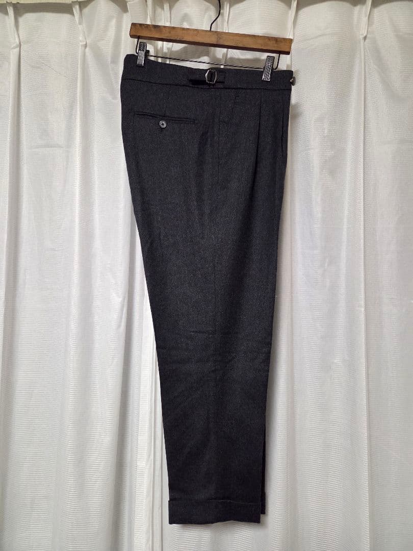 【美品】ベルウィッチ　hankyu scotch　REDA製　濃灰　46　秋冬