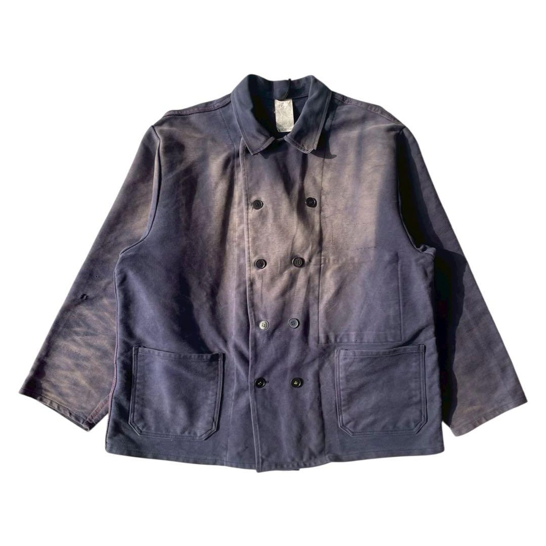 ドイツ製 エレファントスキンジャケット ワークジャケット ユーロ サンフェード