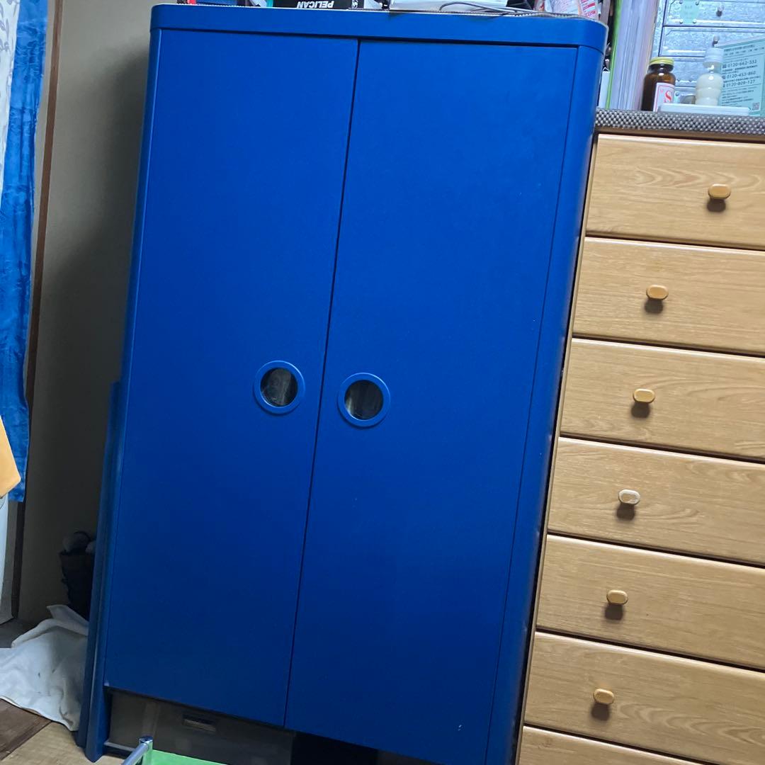 1022kさん専用　廃盤品IKEA 140センチ子ども用クローゼットスカイブルー