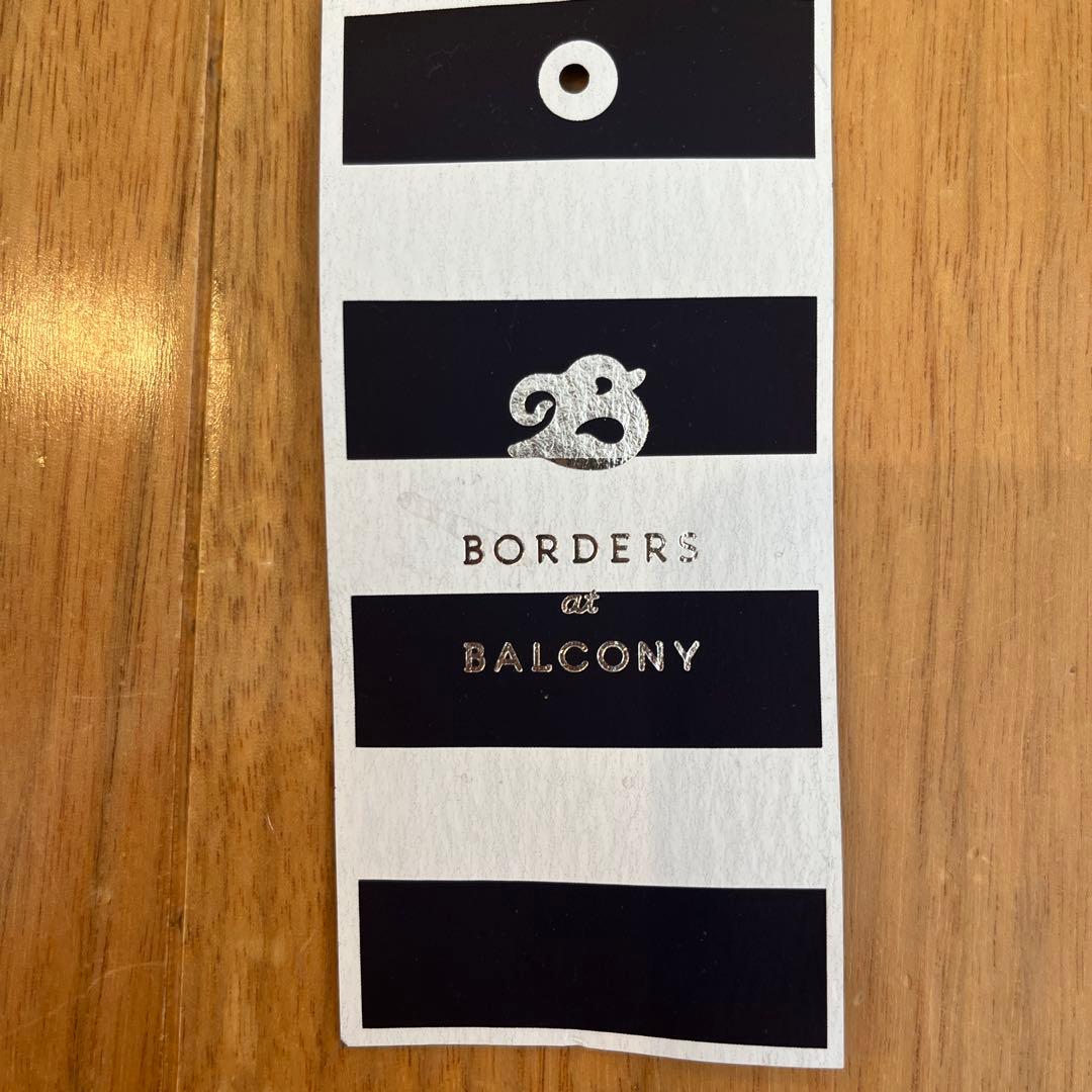 美品❗️【BORDERS at BALCONY 】ラッフルヘムコート38 1度着用